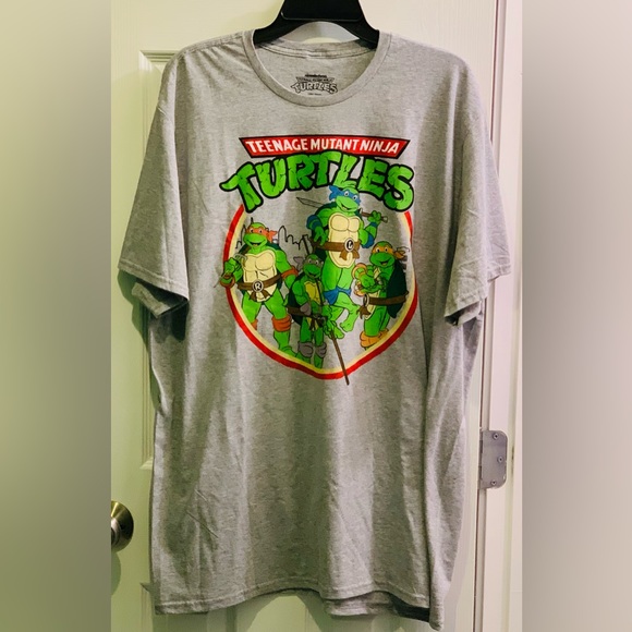 Teenage Mutant Ninja Turtles Mens Graphic Tee 80s TMNT Classic Size XXL - Picture 1 of 9